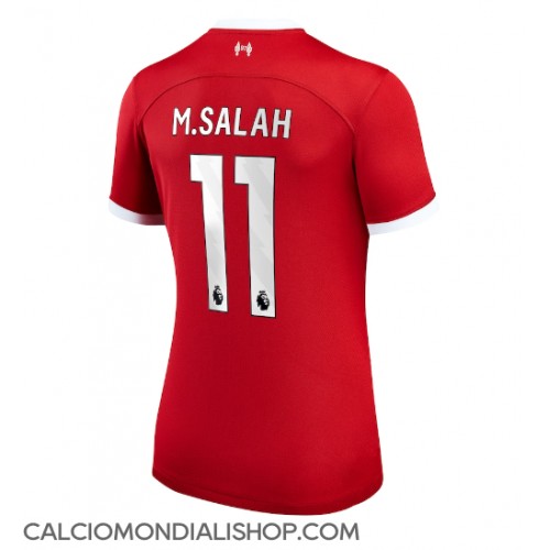 Maglie da calcio Liverpool Mohamed Salah #11 Prima Maglia Femminile 2023-24 Manica Corta